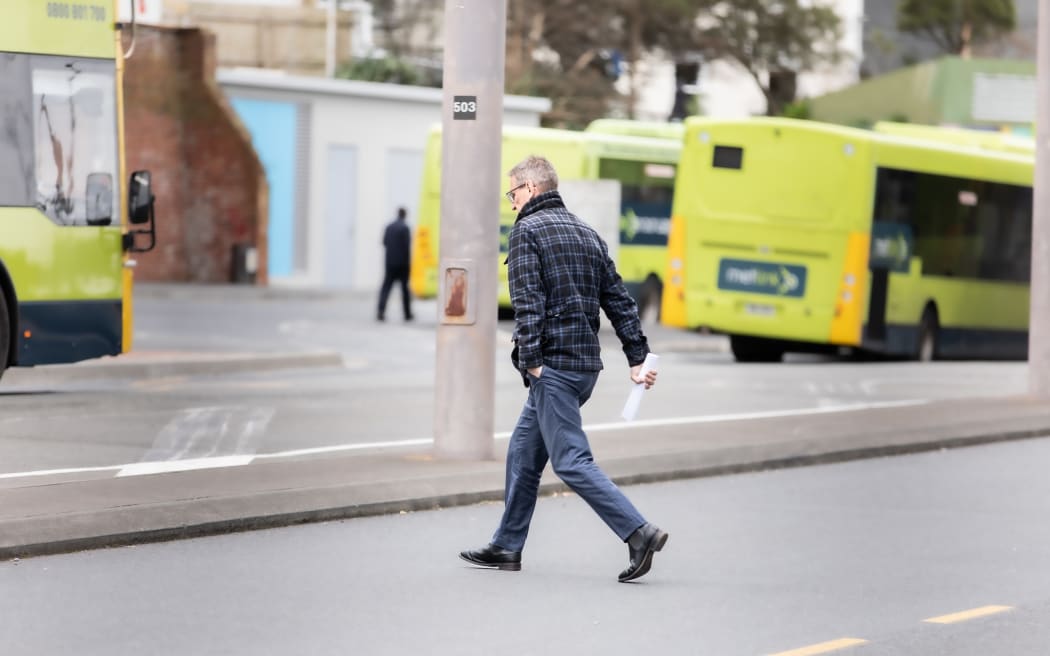 Jevon McSkimming coming out of court