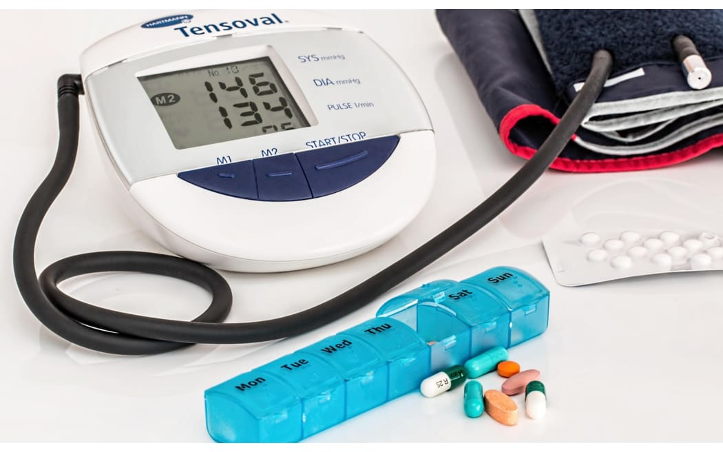 Blood pressure gauge and medication