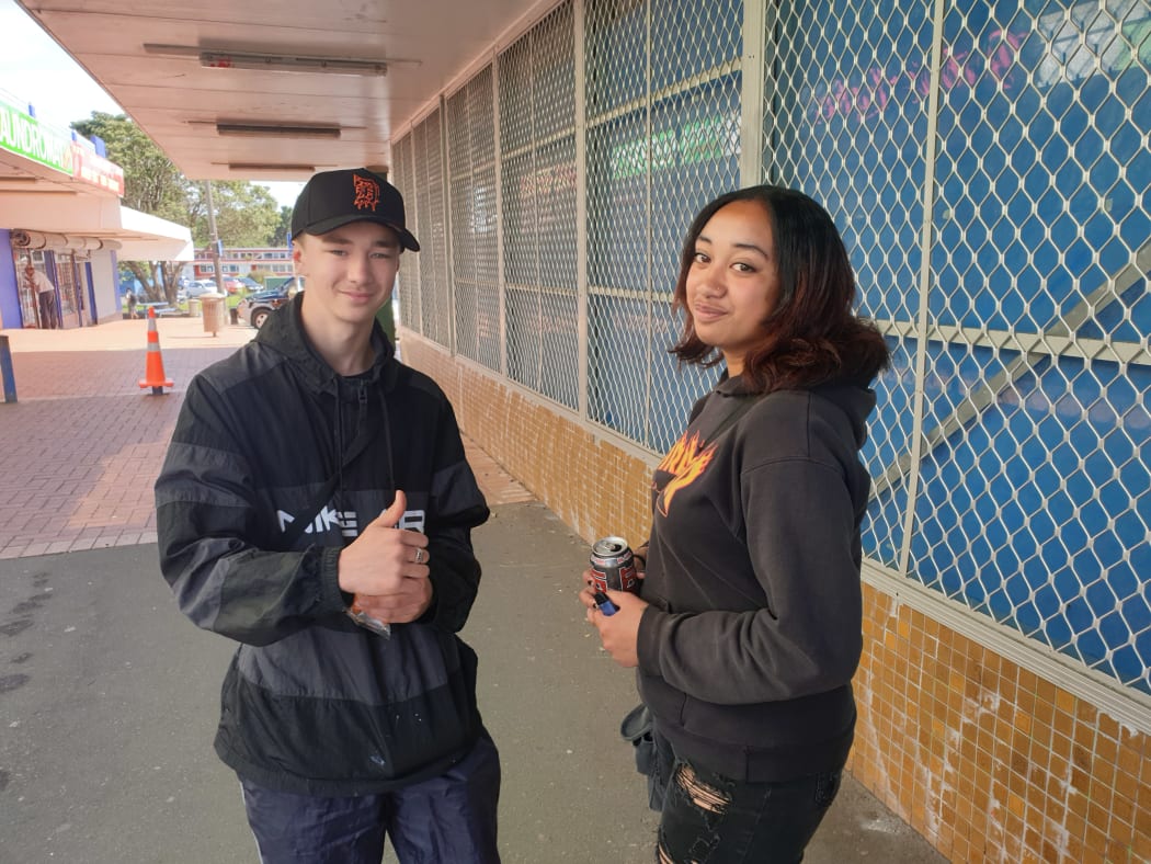 Cannons Creek residents Matt (left) has not yet been vaccinated - but Vanessa (who has) says she likes McDonalds too much to hold out once the mandates kick in.