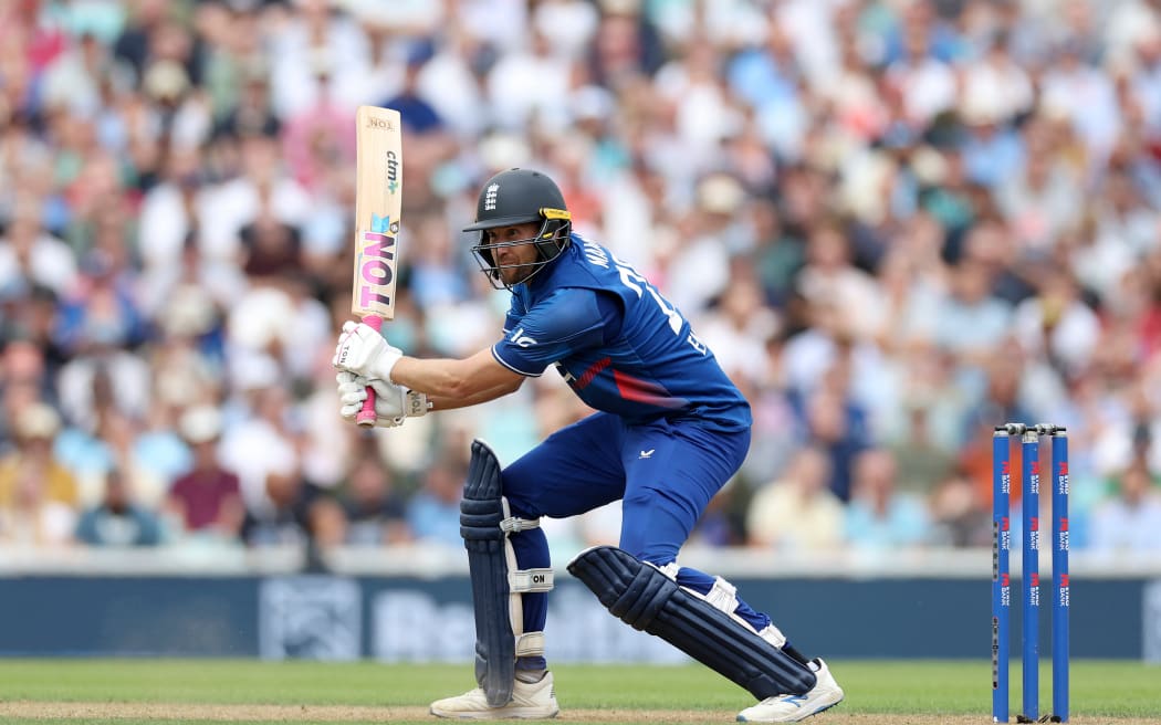 Dawid Malan of England batting