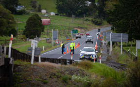 Border checkpoint in the far north