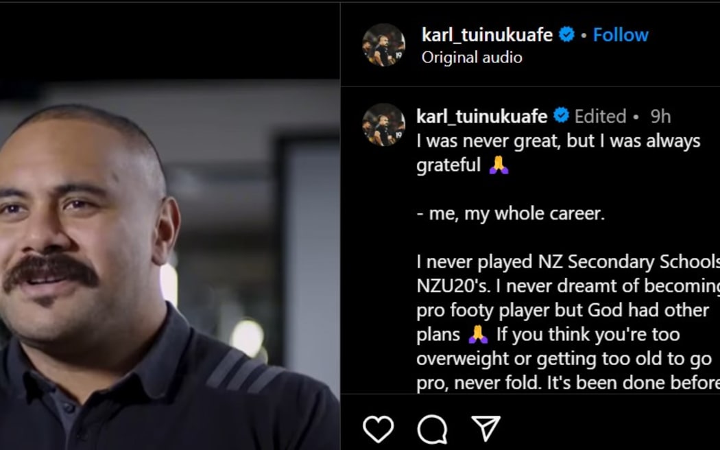 Karl Tu'inukuafe announced his retirement.