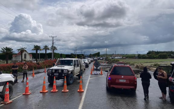 Flood damage at Fernhill bridge and Ngaruroro Road in Hawkes Bay
