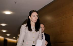 Prime Minister Jacinda Ardern heading to announce the Cabinet reshuffle on 27 June, 2019.