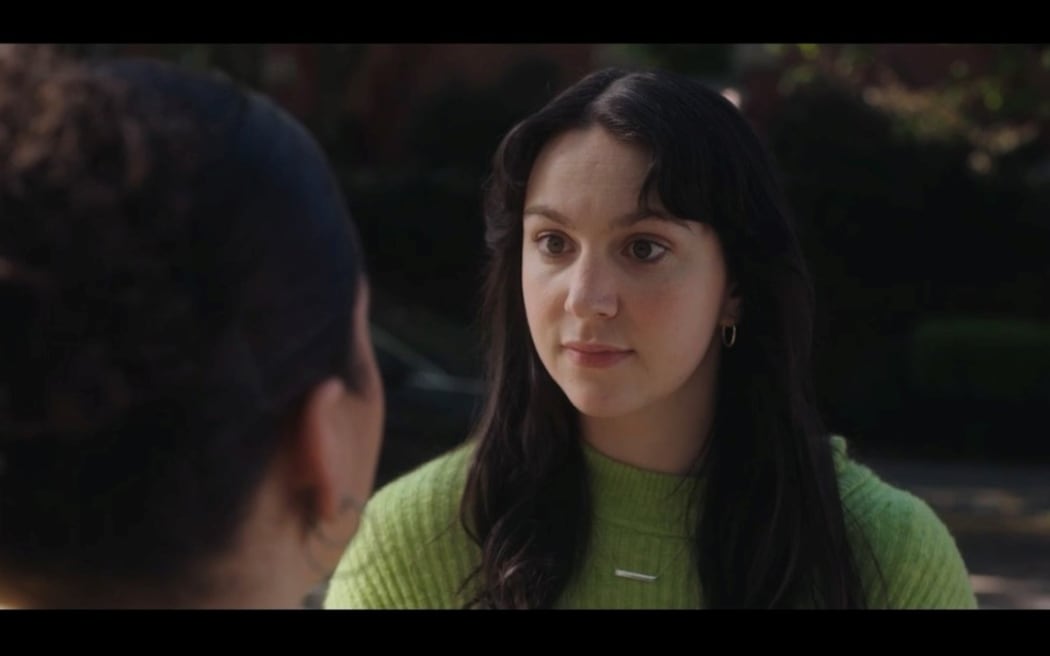 Zara DuCrôs acting in a scene from 'All This Intimacy'.