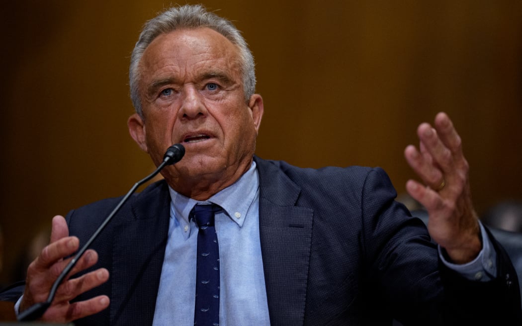 WASHINGTON, DC - SEPTEMBER 04: Health and Human Services Secretary Robert Kennedy Jr. testifies before the Senate Finance Committee at the Dirksen Senate Office Building on September 04, 2025 in Washington, DC. The committee met to hear testimony on President Trump's 2026 health care agenda.   Andrew Harnik/Getty Images/AFP (Photo by Andrew Harnik / GETTY IMAGES NORTH AMERICA / Getty Images via AFP)