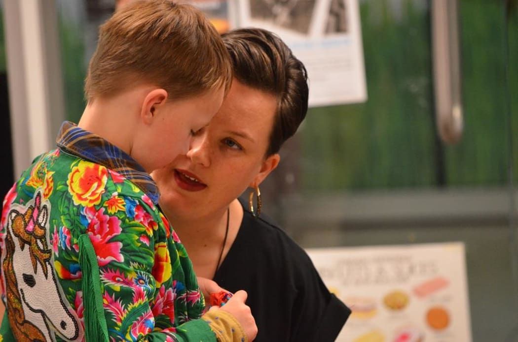The Wellington writer known as 'Emily Writes' with her son