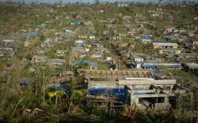 Port Vila, Vanuatu, after Cyclone Pam.