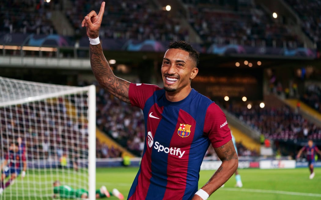 Barcelona captain Raphinha.