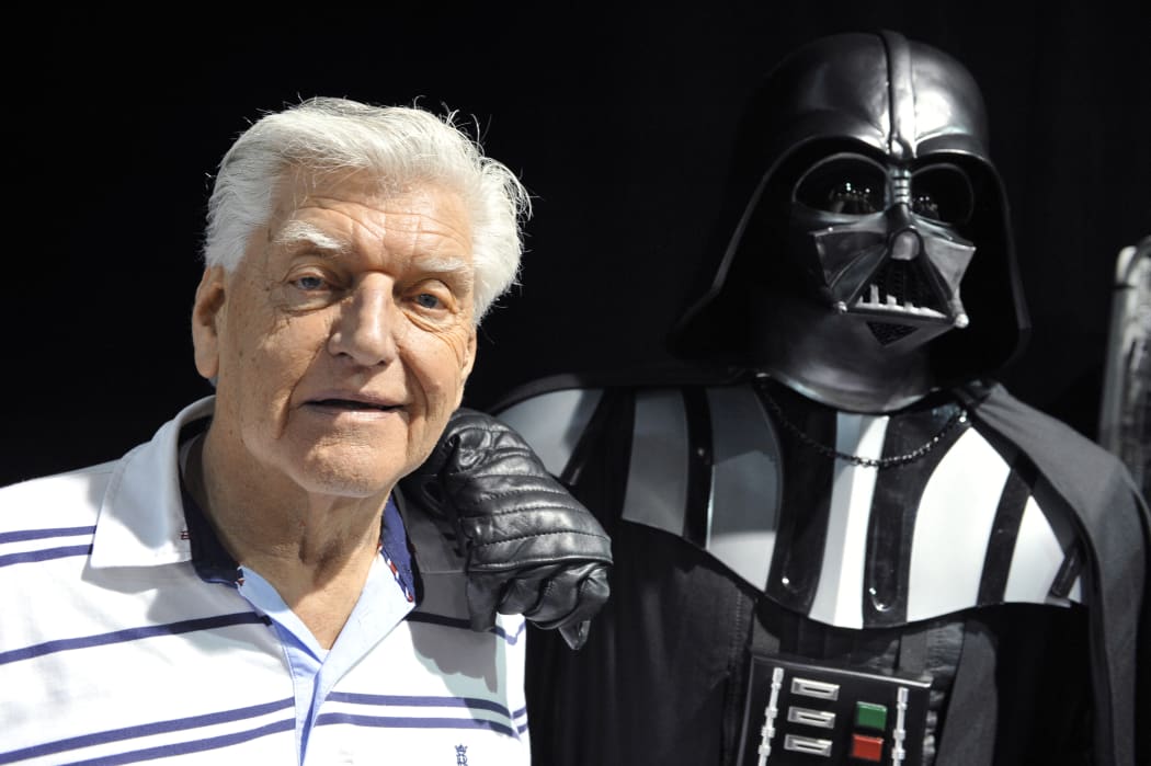 David Prowse, the British actor behind the menacing black mask of Star Wars villain Darth Vader, who died aged 85.