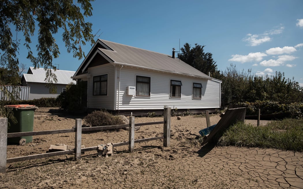 The clean-up continues in Wairoa on 21 February following Cyclone Gabrielle.