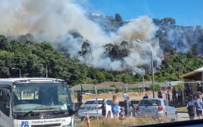 The fire in Upper Hutt, 22 January, 2022