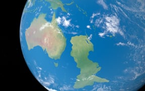 Zealandia continent in earth planet