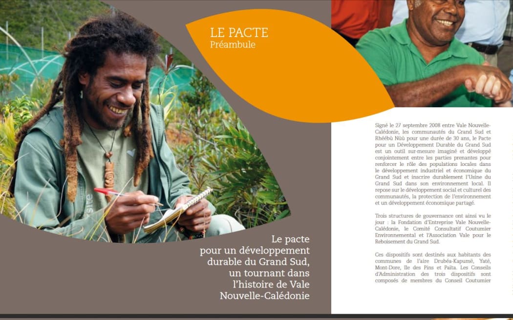The Brazilian miner Vale strikes a deal with the people of New Caledonia's southern province