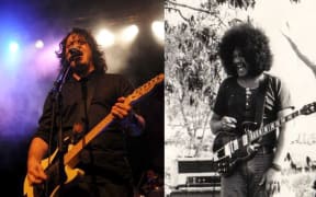 Aaron Tokona and Kemp Kemp Tuirirangi: local guitar heroes