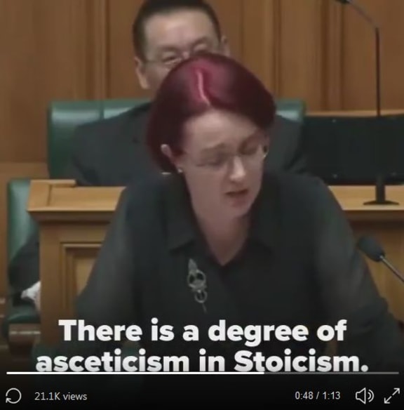 A screenshot from one of National's videos, highlighting MP Deborah Russell.