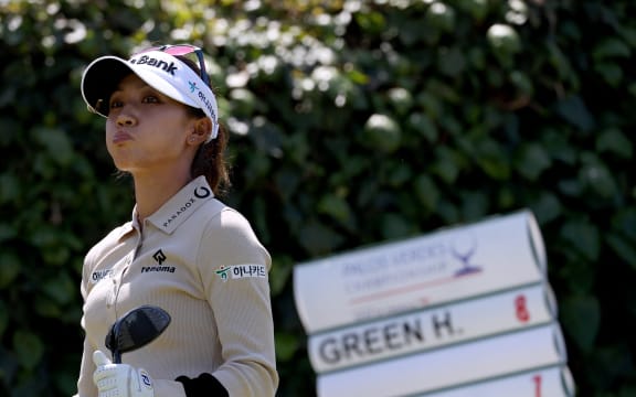 Lydia Ko oduring the final round of the Palos Verdes Championship Presented by Bank of America at Palos Verdes Golf Club on May 01, 2022 in, California.