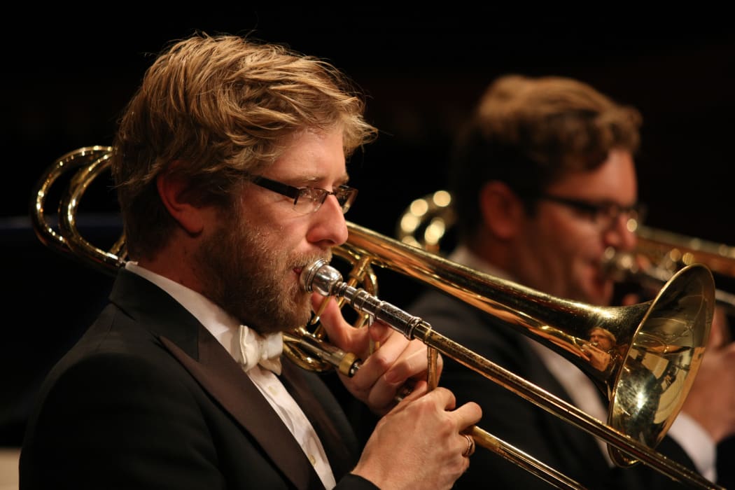 NZSO principal trombonist David Bremner.