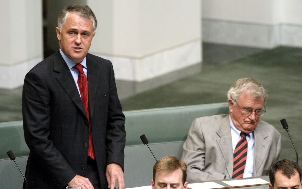 Malcolm Turnbull makes his maiden speech in Australia's parliament in 2004.