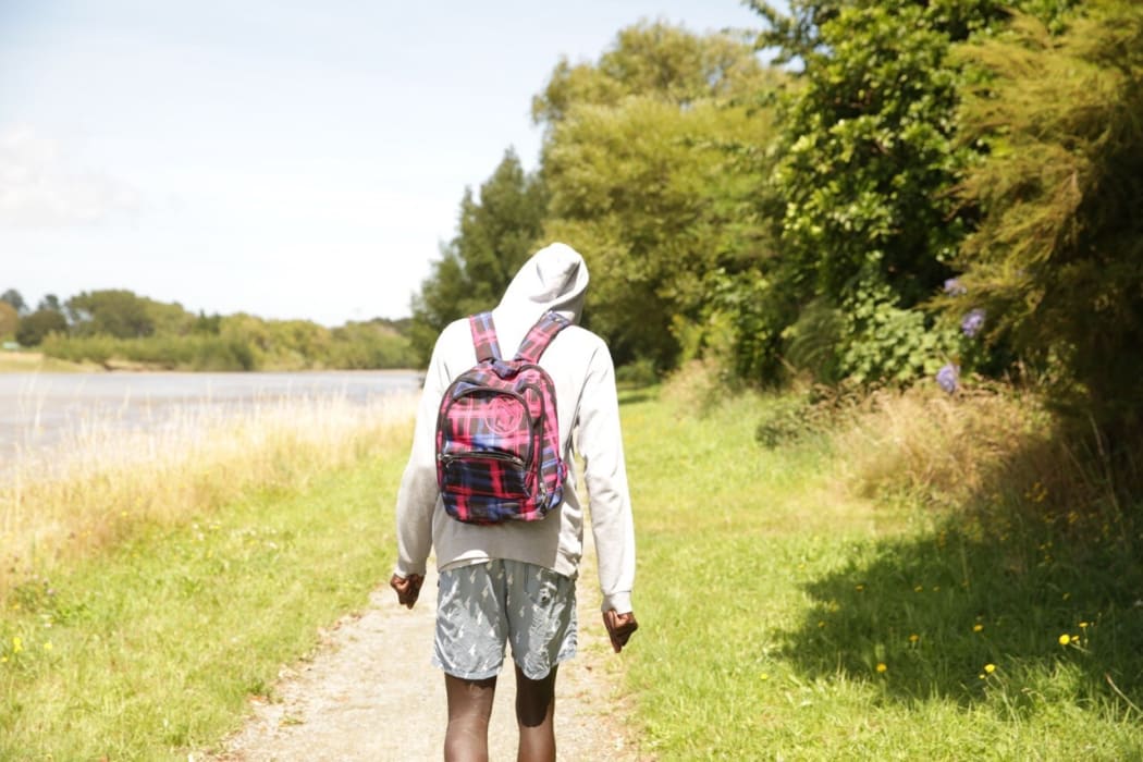 A teenager searches for his friend, who went missing after the pair went swimming in the Hutt River.