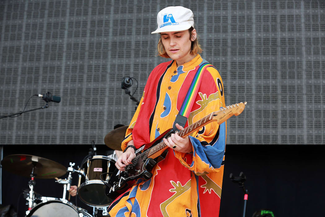 Diiv frontman Zachary Cole Smith's shirt might have been the loudest thing at Laneway.