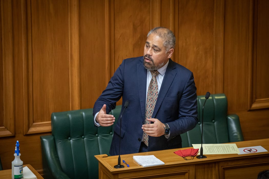 Labour MP Peeni Henare in the debating chamber