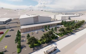 An image of the planned Hillside railway workshop redevelopment.