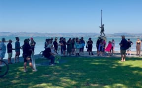 The hīkoi marked three years since ex-tropical Cyclone Hale, and was organised by Mana Taiao Tairāwhiti.