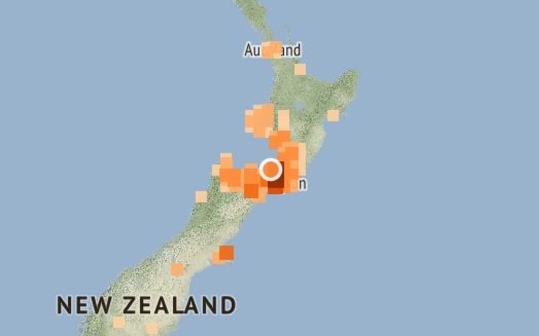 Earthquake in Wellington region