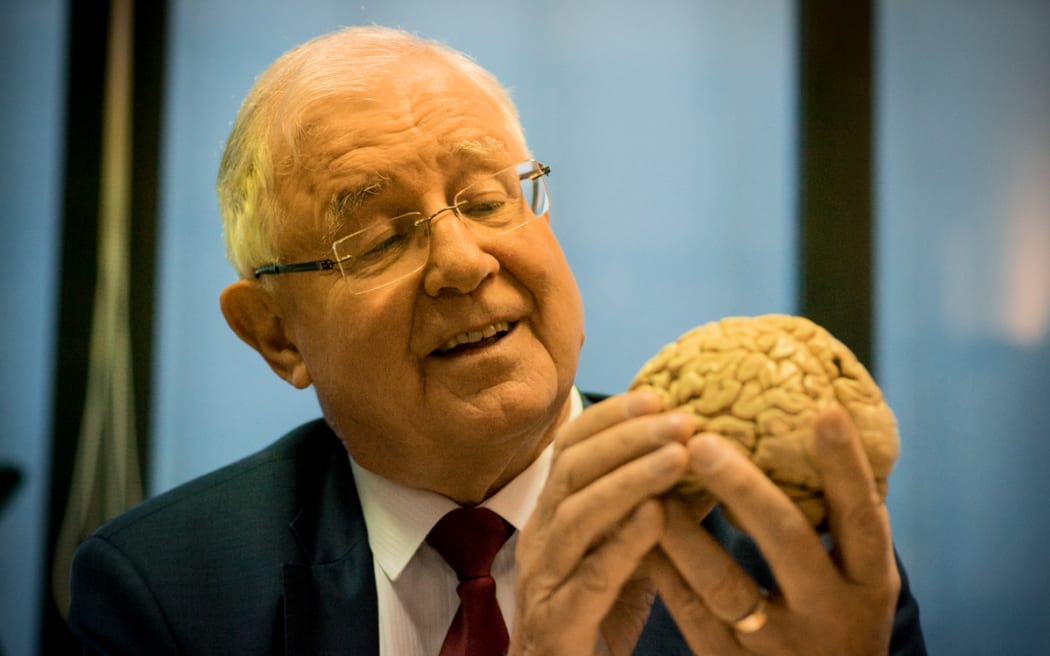 A portrait of Sir Richard Faull.