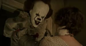 The clown Pennywise in the movie It.
