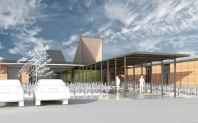 A concept drawing of how the Buller Health Centre, which is being rebuilt to replace Westport's old hospital, will look when completed.