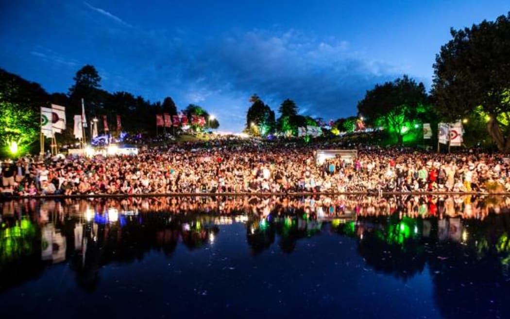 Womad Audience at the Bowl Stage