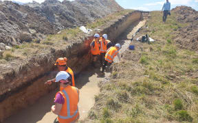 New earthquake fault line discovered on a farm in Tatuanui near Morrinsville in the Waikato.