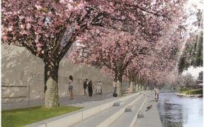 The winning design for the Canterbury earthquake memorial.