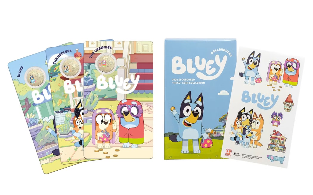 Royal Australian Mint to release Bluey-themed Dollarbucks coins
https://www.ramint.gov.au/publications/royal-australian-mint-unveils-bluey-commemorative-coin-collection-real-life
