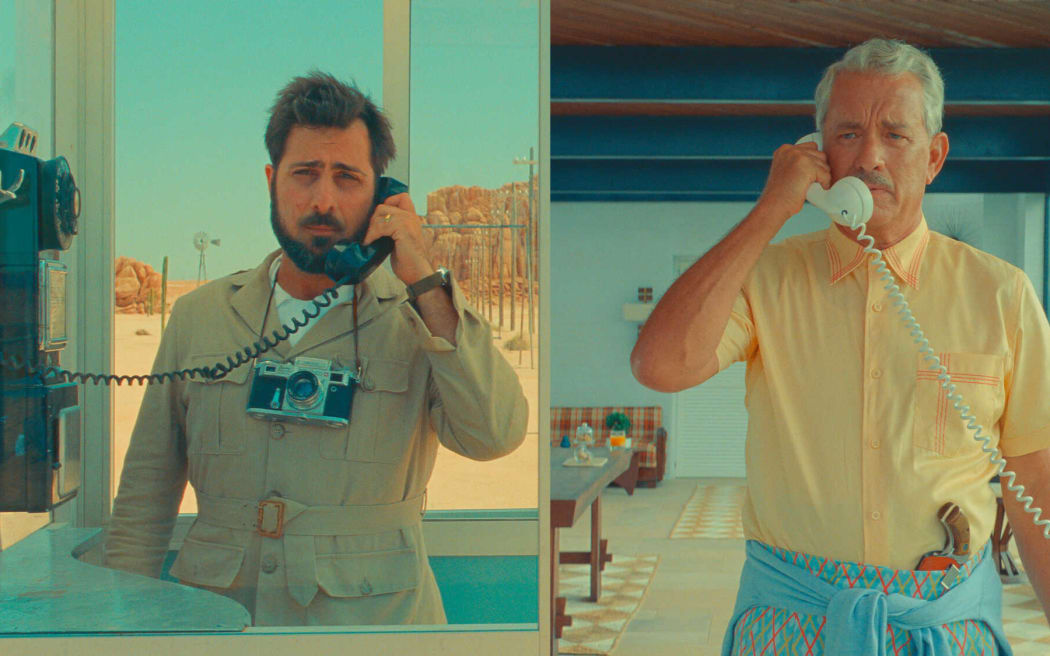 Jason Schwartzman and Bill Murray in the Wes Anderson film Asteroid City