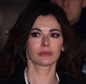 Nigella Lawson after her court appearance on Wednesday.