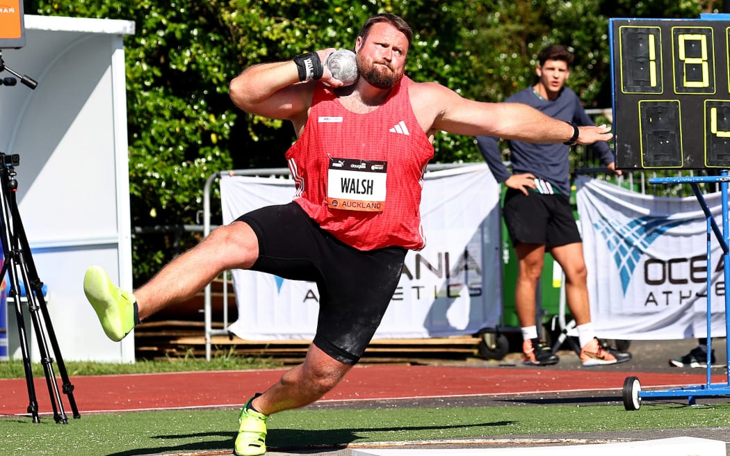 Tom Walsh during 2026 Sir Graeme Douglas International  at The Trusts Arena.