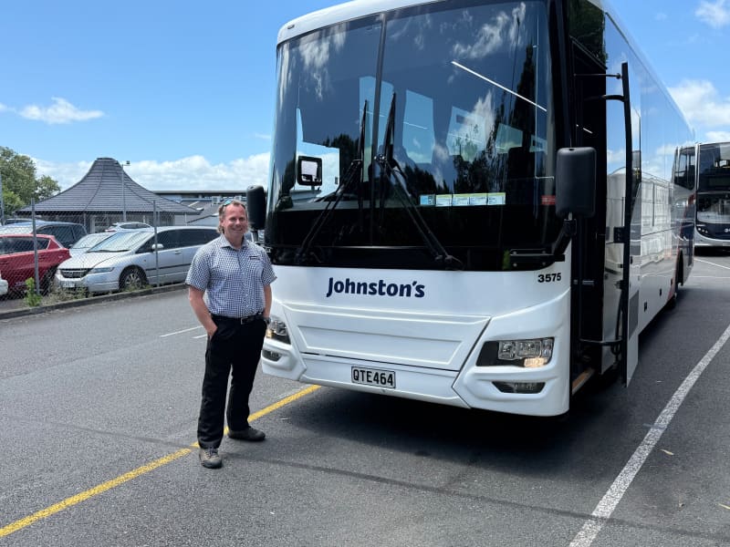 Johnston’s Coachlines Tour and Charter Driver, Trent Johnson