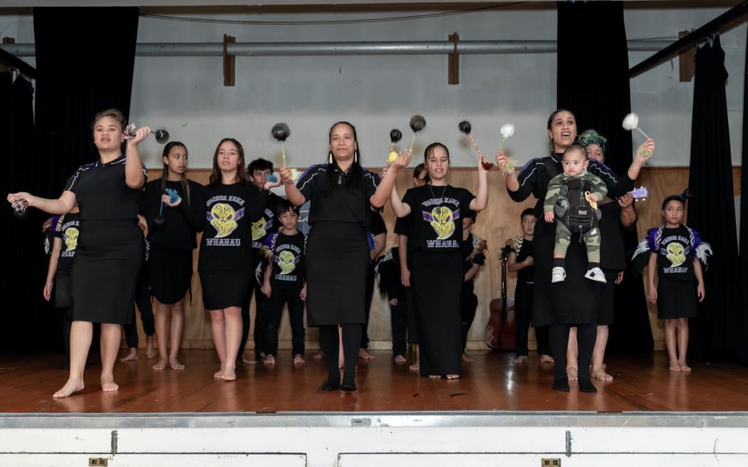 A kapa haka performed by Wairua Kaha for the Indian community in Auckland. Photo: Bhartiya Samaj Charitable Trust