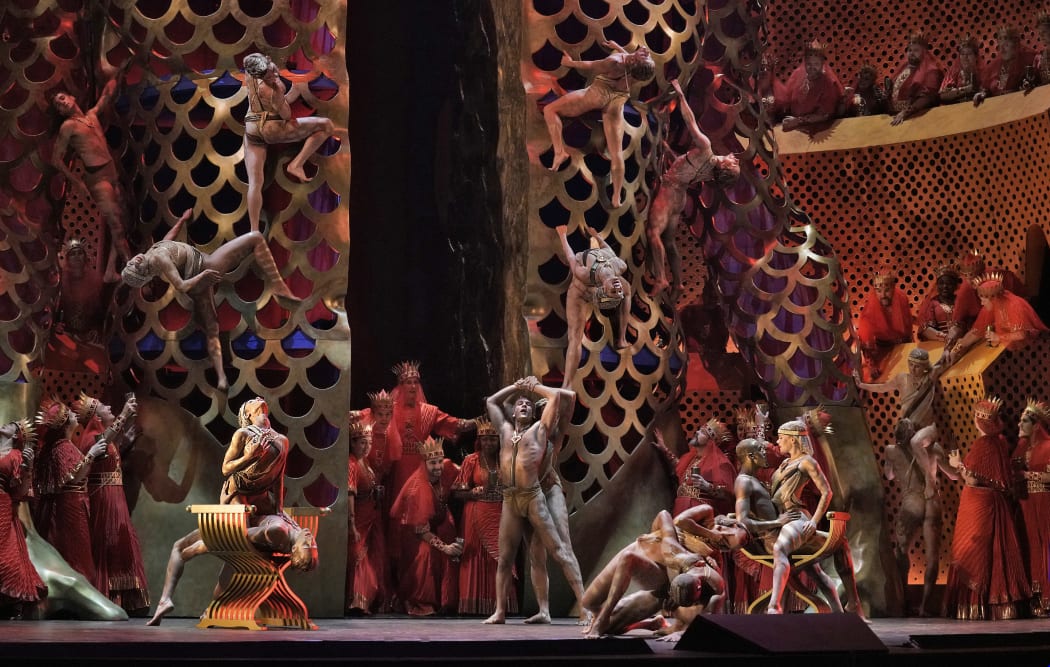 A scene from the Bacchanale in Act III
