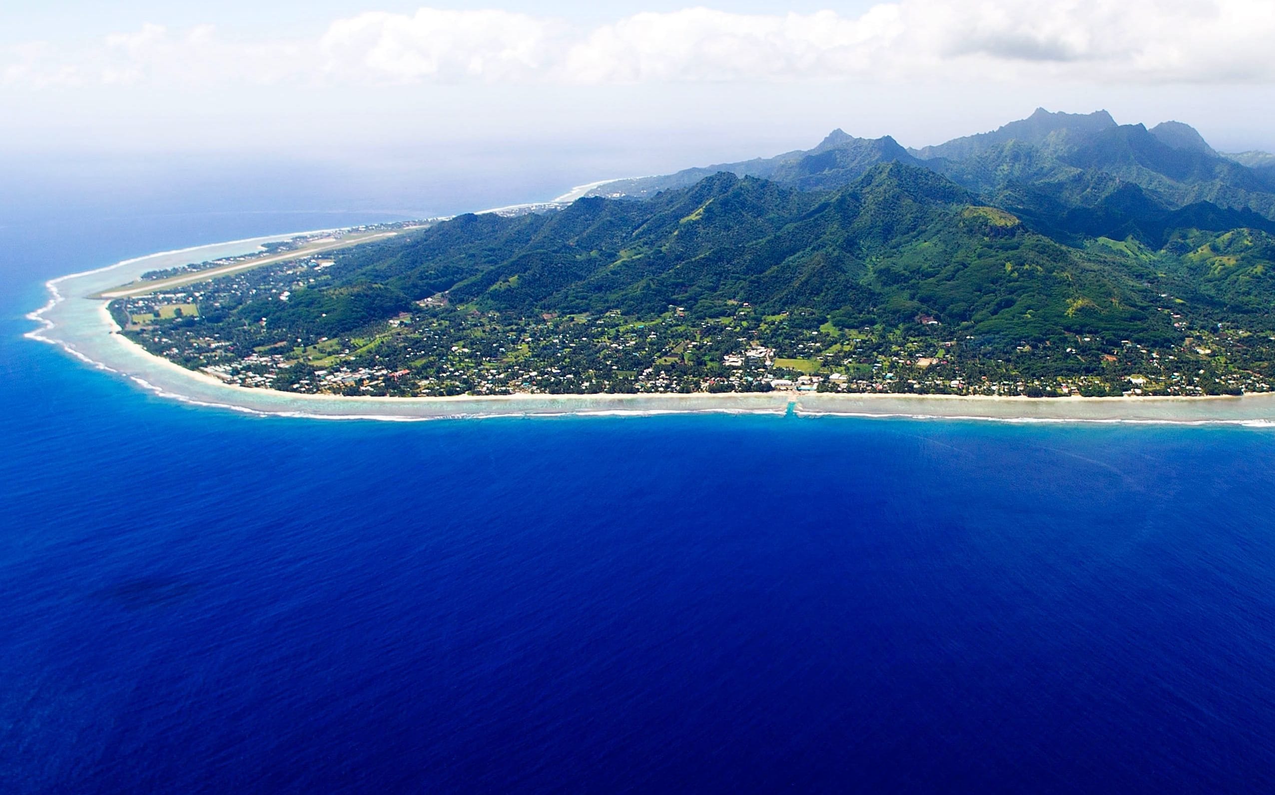 Rarotonga, the largest of the Cook Islands