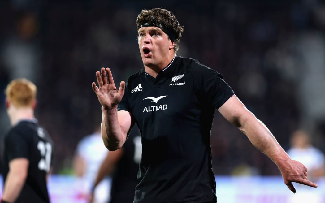All Blacks forward Scott Barrett.