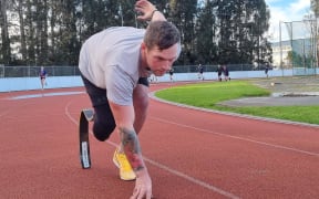 Auckland sprinter Mitch Joynt is on track for the paralympics in 2024.