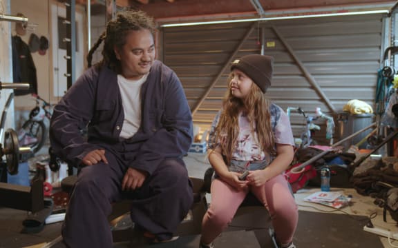 Uncle JP and niece Grizz
