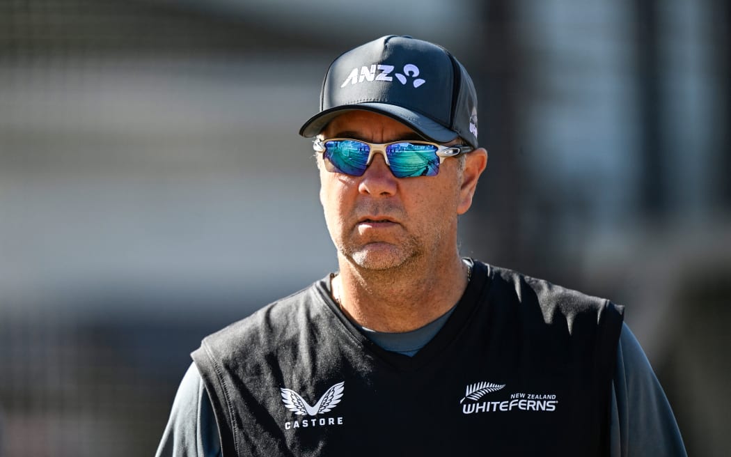 White Ferns assistant coach Craig McMillan