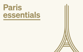 Thumbnail image of the Paris Essentials podcast artwork.