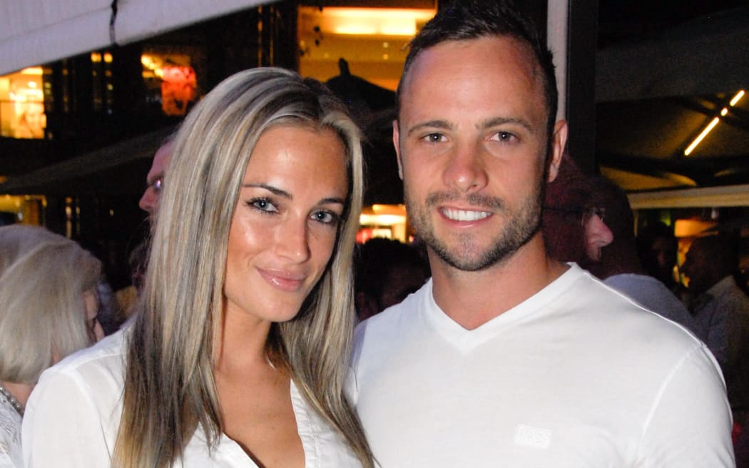 Oscar Pistorius and Reeva Steenkamp in January 2013.