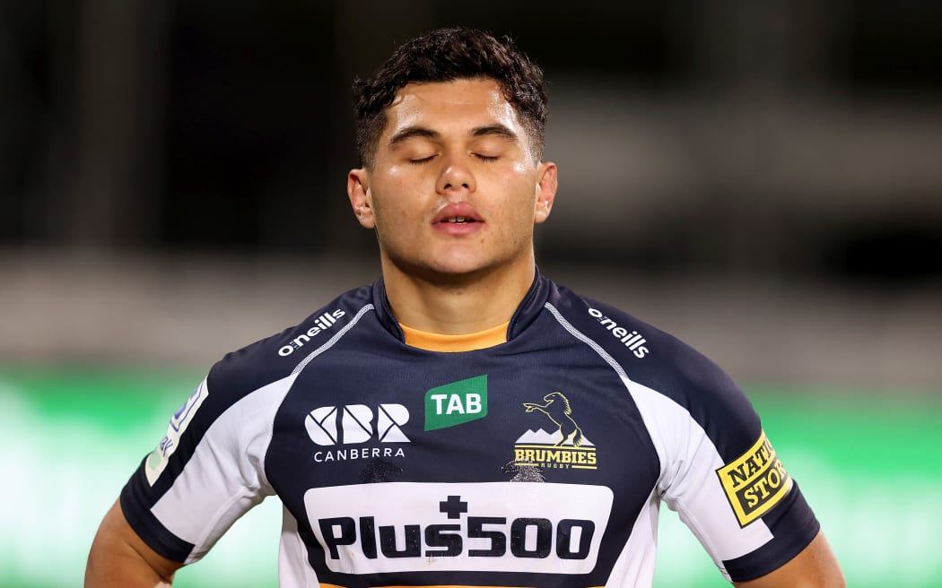 Noah Lolesio of the Brumbies.